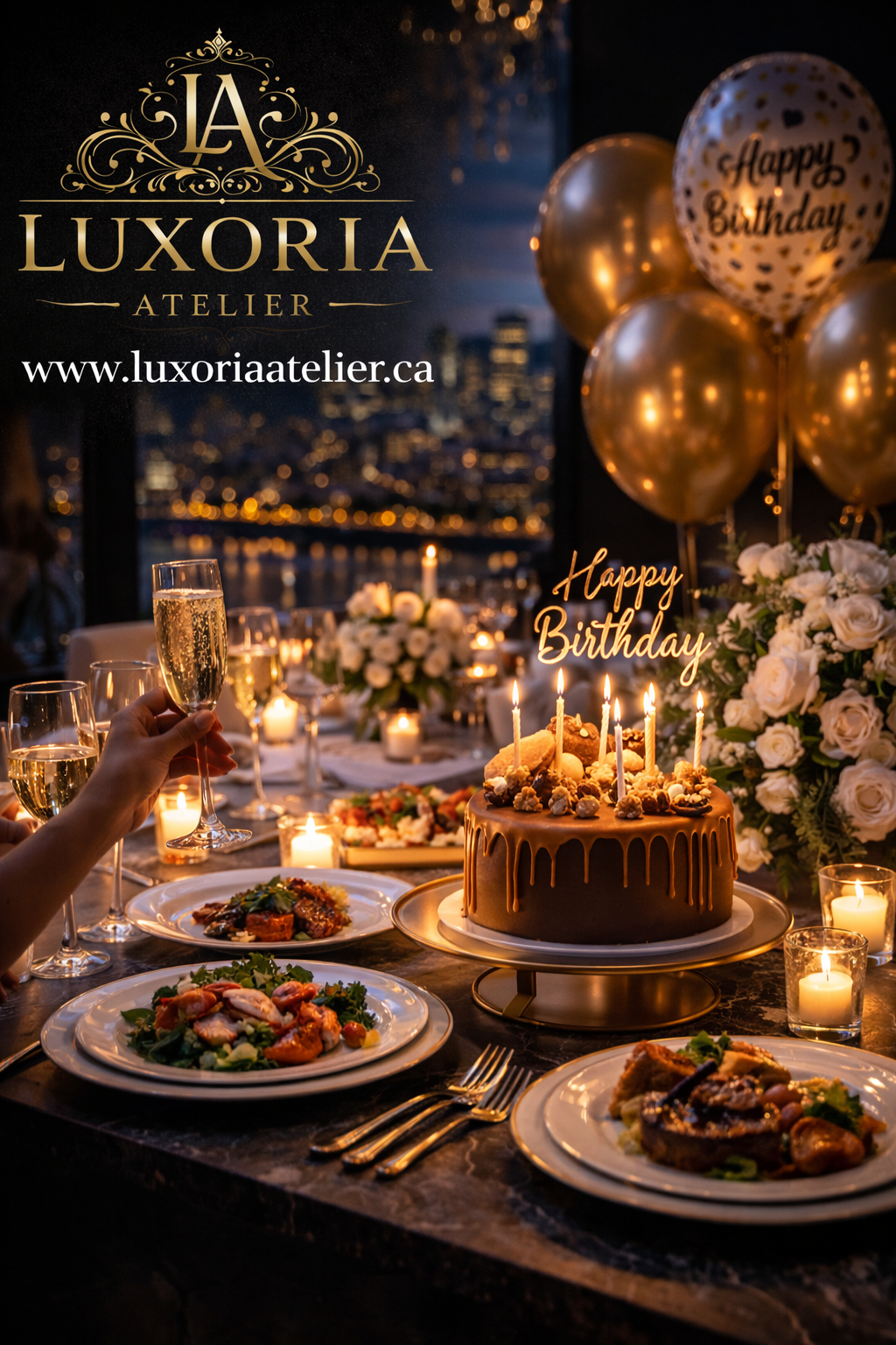 Read more about the article Luxury Birthday Catering in Montreal: Bespoke Private Celebrations by Luxoria Atelier