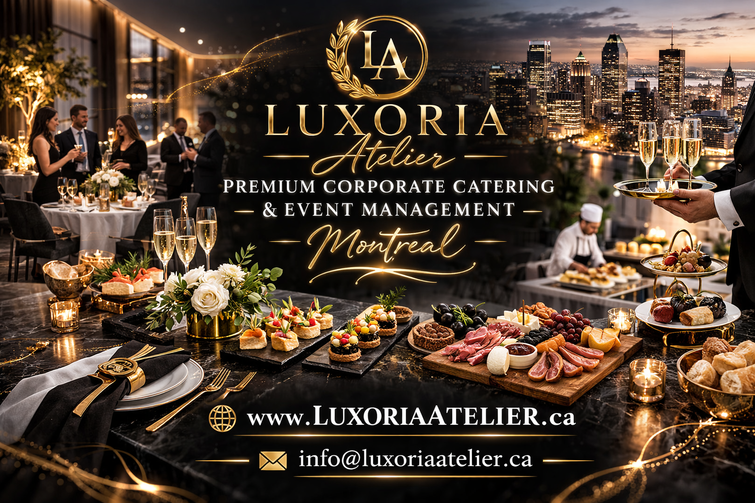 Read more about the article Why Choose Luxoria Atelier as the Best Corporate Catering and Event Management Company in Montreal